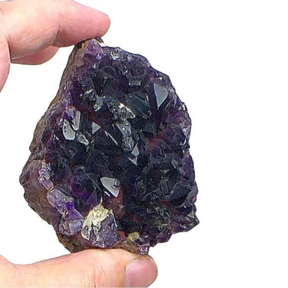 Thunder Bay Amethyst Specimen Raw Crystal Cluster In Natural Matrix - Picture 5 of 5
